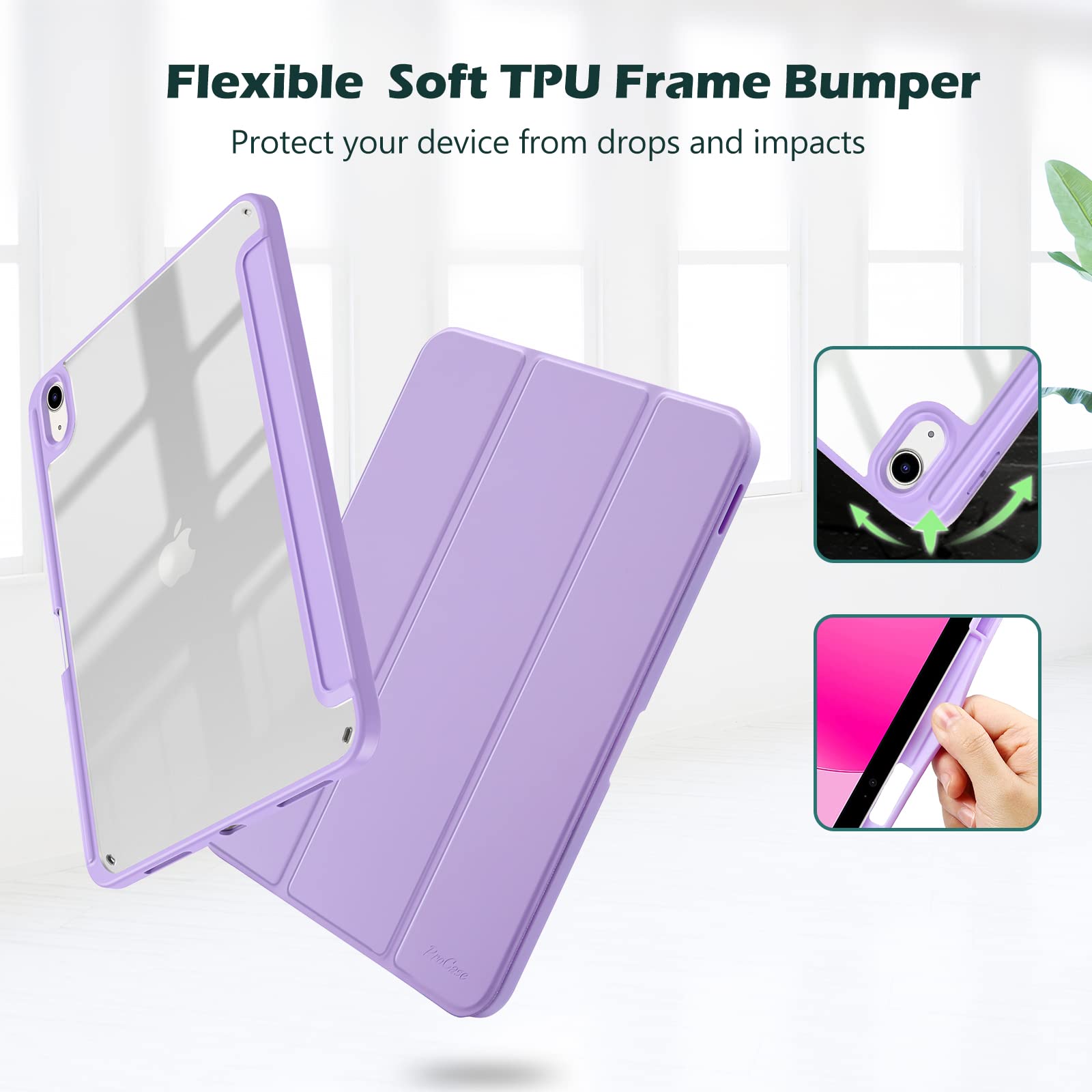 Amazon.co.jp: ProCase iPad 11世代/10世代 ケース iPad（A16）11
